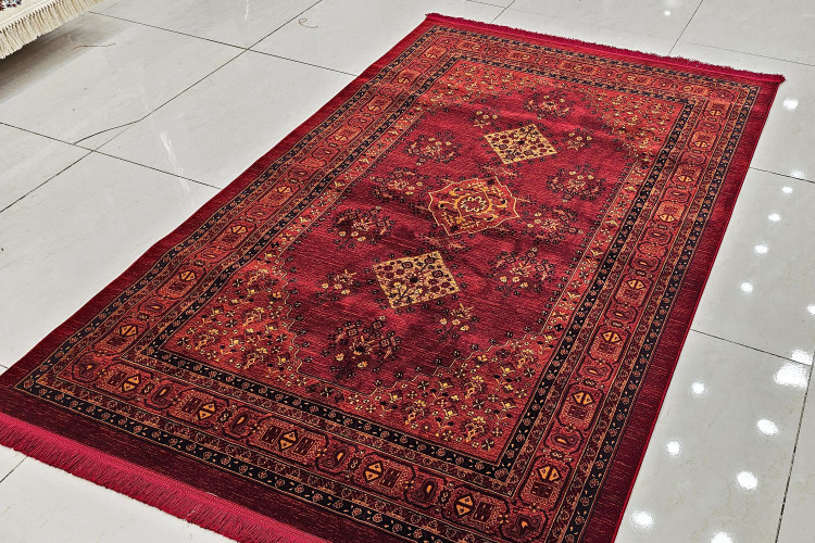 فرش با الهام از بافت عشایری برای دکور سنتی