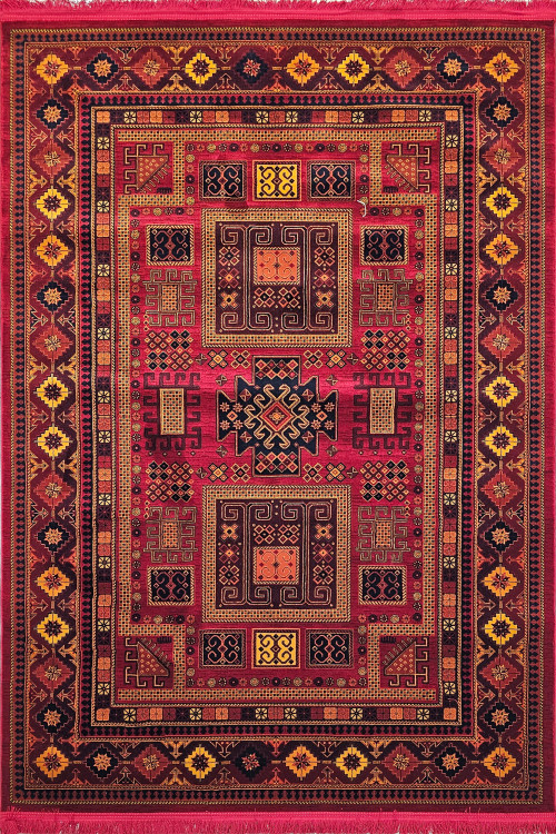 فرش بلوچی مرینوس بافت کد 2826 رنگ روناسی 700 شانه