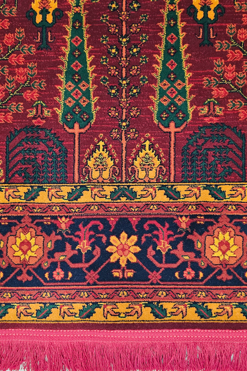 فرش سنتی 700 شانه با رنگ روناسی گیرا