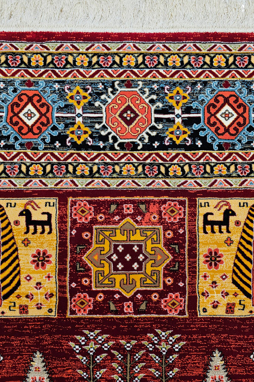 فرش شاهکار نوین ستاره کویر یزد طرح N184