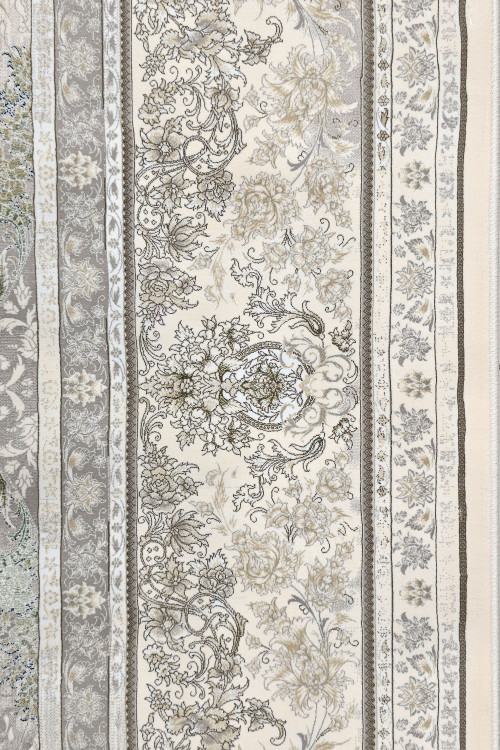 بافت ریز و ضخیم فرش ماهنشان کارولین