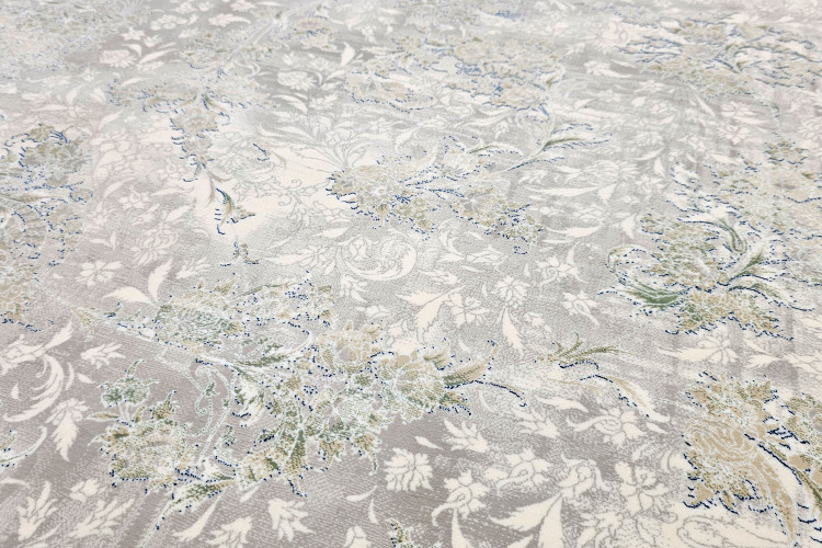 فرش کارولین کرم در فضای پذیرایی کلاسیک