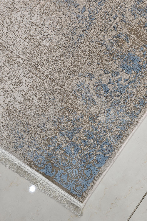 بافت ریز فرش 1000 شانه آوات در رنگ طوسی پتینه