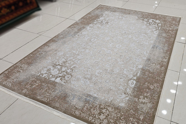 تصویر جزئیات بافت اکریلیک فرش