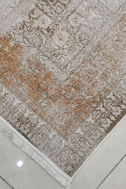 بافت ریز فرش آوات 9518 در طراحی پتینه