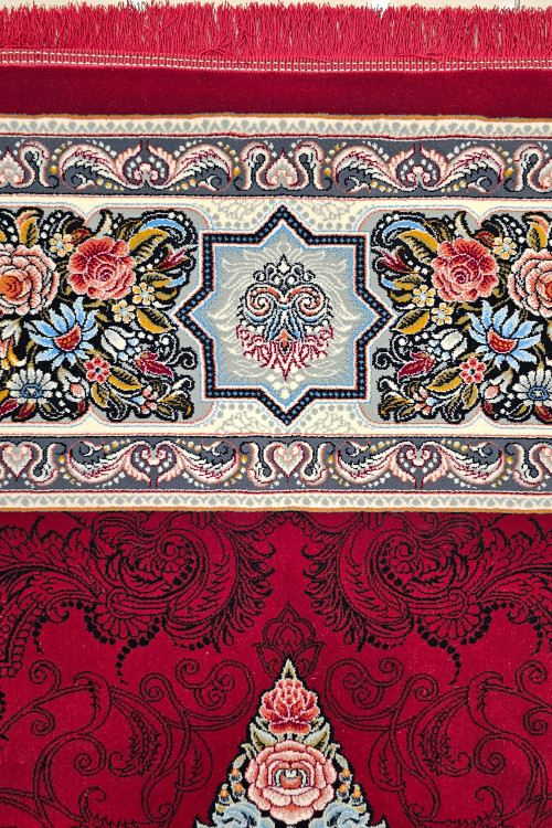 فرش ماشینی روناسی با نقش کلاسیک کاریـنا