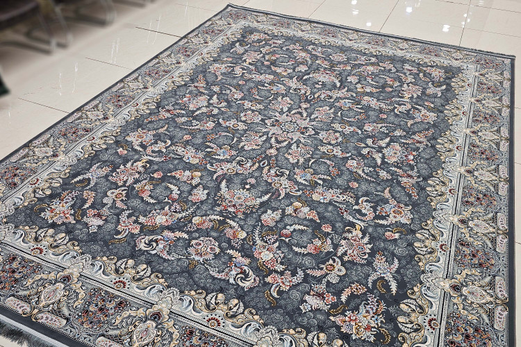 جزئیات بافت فرش آترین دودی کد 171