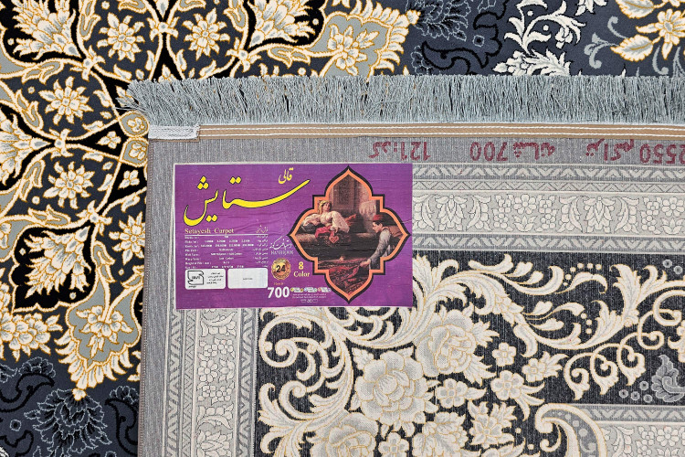 نقش تندیس برجسته بر زمینه فرش با کیفیت بالا