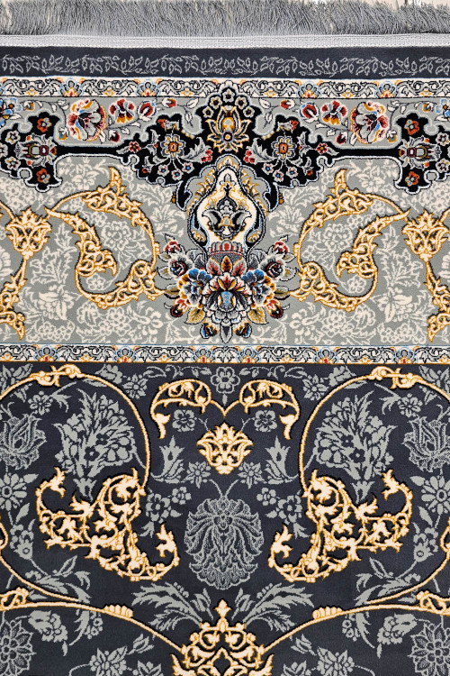 رنگ ملایم پسزمینه و نقوش برجسته فرش | فرش فروشی در اصفهان