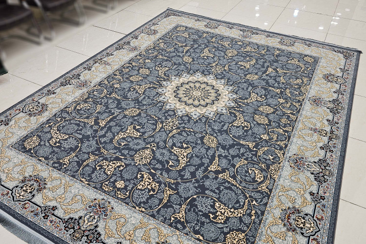نمای کلی فرش تختسلیمان با طراحی کلاسیک | فرش نه متری