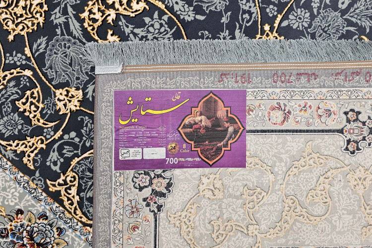 بافت ضخیم فرش ستایش مدل تختسلیمان | فرش دوازده متری