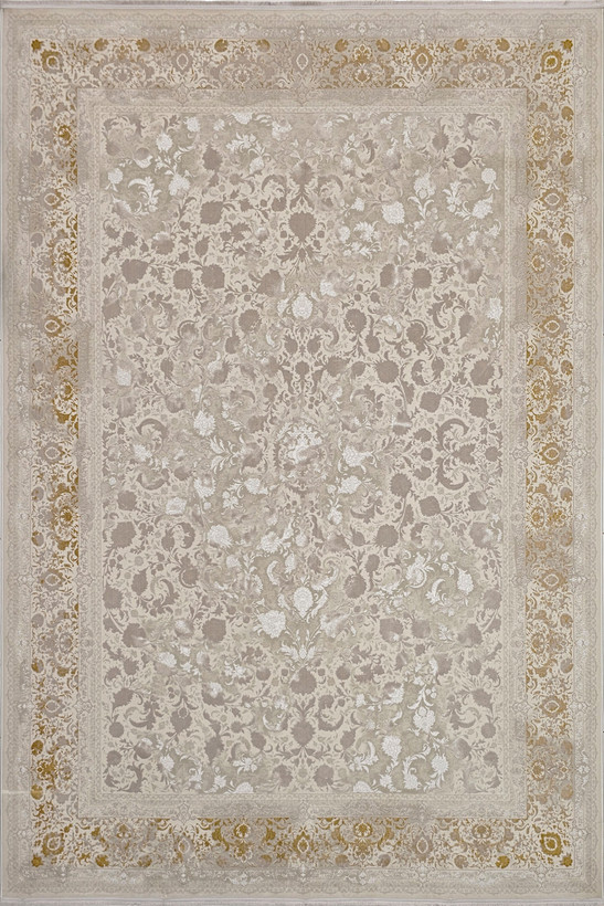 فرش ۱۲۰۰ شانه صاحبقران نقشه فلورا کد 3017