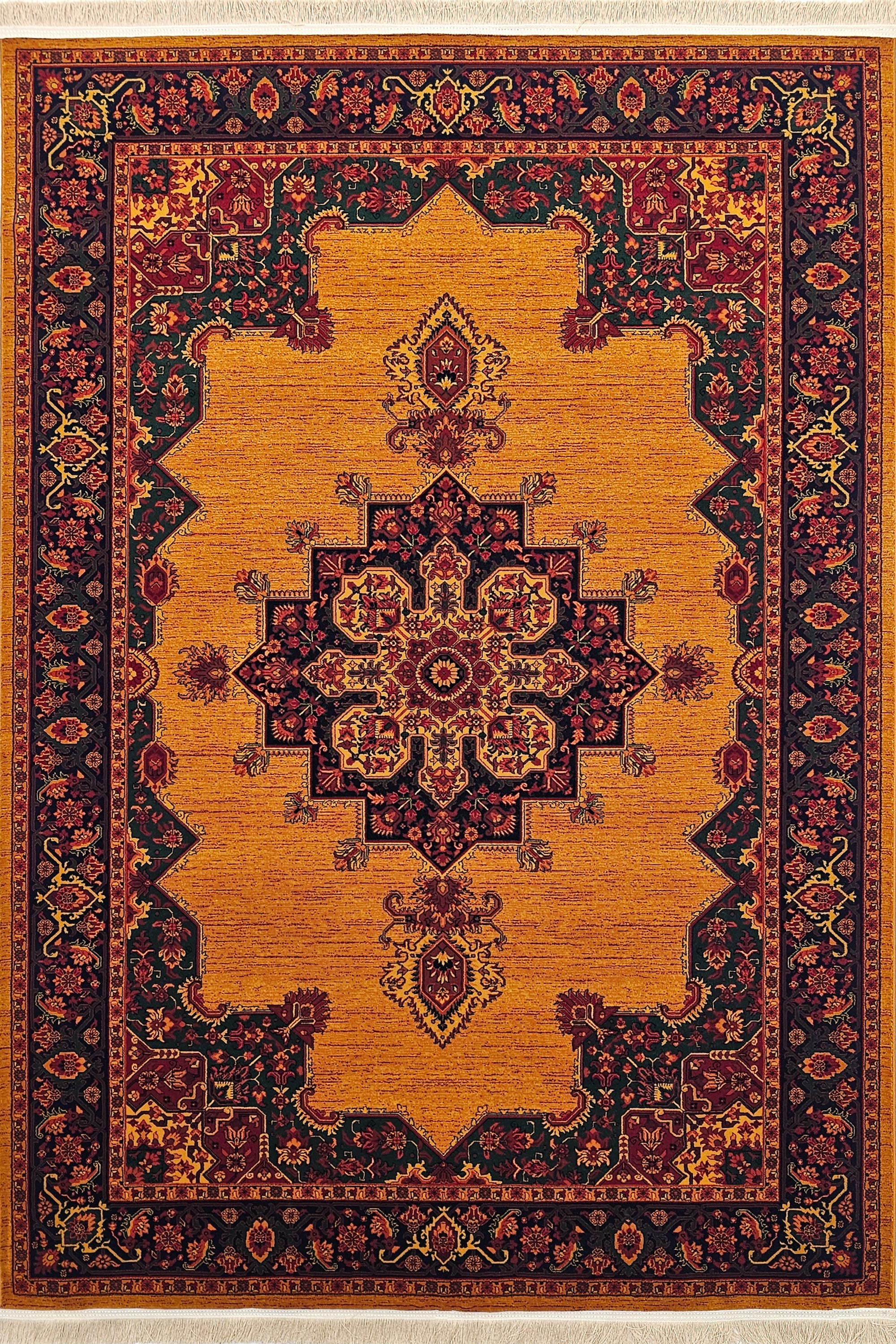 فرش 700 شانه مرینوس بلوچی کد 717 عسلی | tva lvdk,s fhtj ;hahk