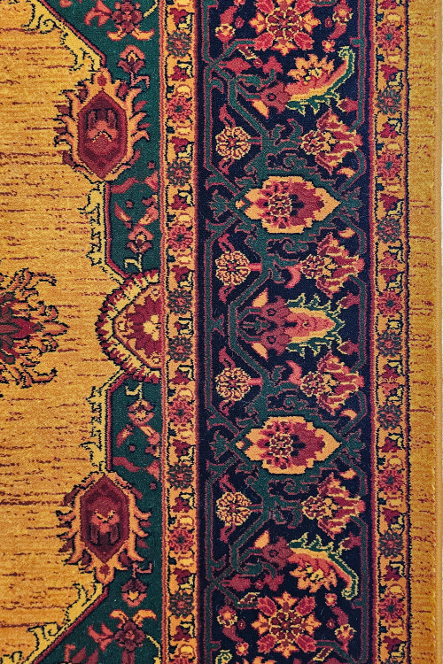 فرش مرینوس کاشان طرح بلوچ - قشقایی - ایلیاتی frsh 700 shane marinos bolochi 717 akrilyk