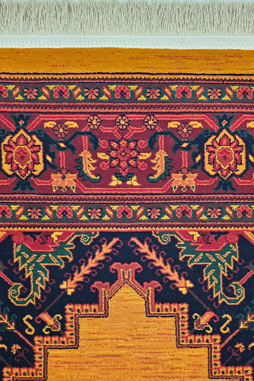 «فرش بلوچی 708 مرینوس 700 شانه رنگ دارچینی»