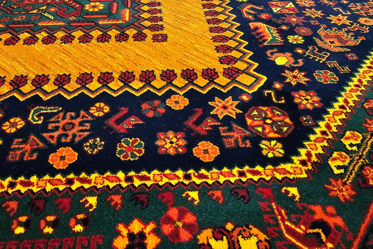 «فرش ماشینی مرینوس طرح یلمه 719 دارچینی 700 شانه»