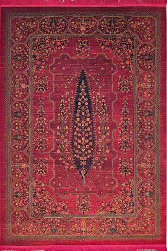 «فرش 700 شانه مرینوس طرح قشقایی کد 7236 روناسی اکریلیک»