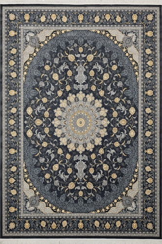 «فرش 700 شانه جم کاشان نقشه شهاب دودی اکریلیک 2550»