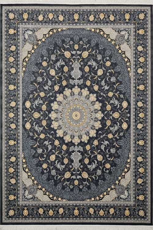 «فرش 700 شانه جم کاشان نقشه شهاب دودی اکریلیک 2550»