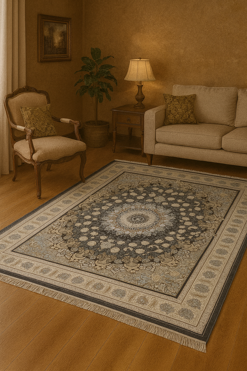 Farsh 700 shaneh – jam esfahan dodi carpet overall view