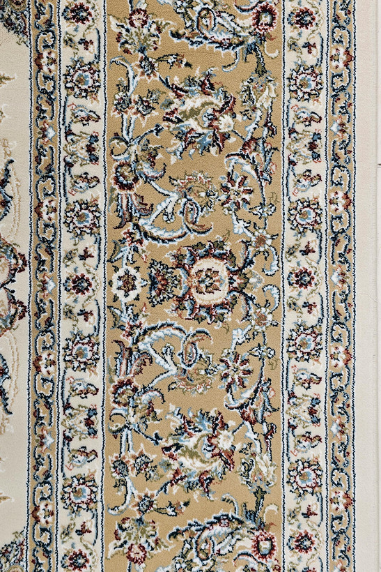 «700 shane carpet Zomorod Mashhad cream classic Persian rug»