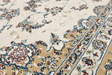 «زمرد مشهد 700-شانه فرش کرم طرح سنتی Persian rug»