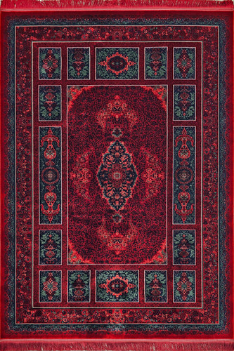 «فرش 1200 شانه تهرانفرش نقشه کتیبه رنگ لاکی کالکسیون آوانگارد»