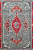 «TehranFarsh 1200sh carpet Katibeh red acrylic rug floor»