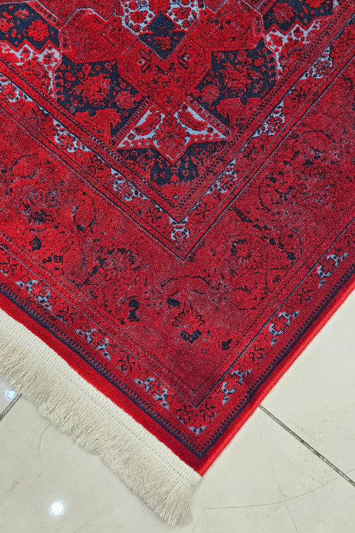 «فرش ماشینی 1200 شانه تهرانفرش هرمس لاکی – پذیرایی و نشیمن»