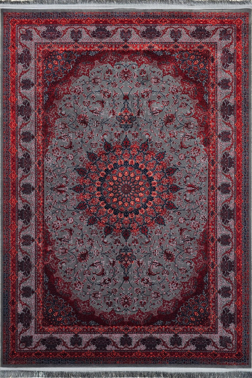 «فرش 1200 شانه تهرانفرش نقشه اصفهان رنگ لاکی کالکسیون آوانگارد»