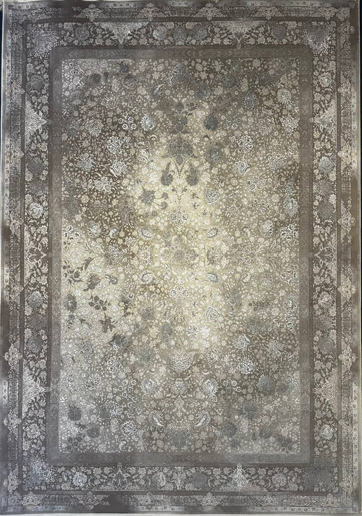 فرش 1200 شانه ایلیا نگین تهران مدل وینتیج 4030 کرملی با تراکم 3600 و ضخامت بالا