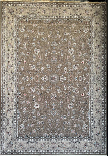 فرش 1200 شانه ایلیا نگین تهران نقش آوا کرملی با تراکم 3600 و ضخامت بالا