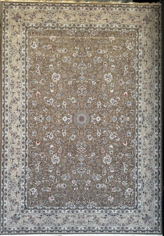 فرش 1200 شانه ایلیا نگین تهران نقش آوا کرملی با تراکم 3600 و ضخامت بالا