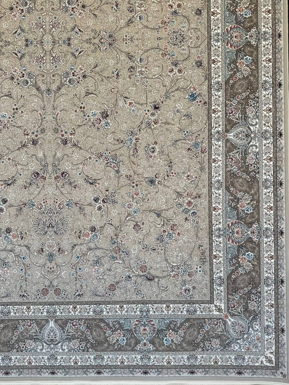 تصویر فرش اکریلیک 1200 شانه نقش بهار صدفی ایلیا نگین تهران