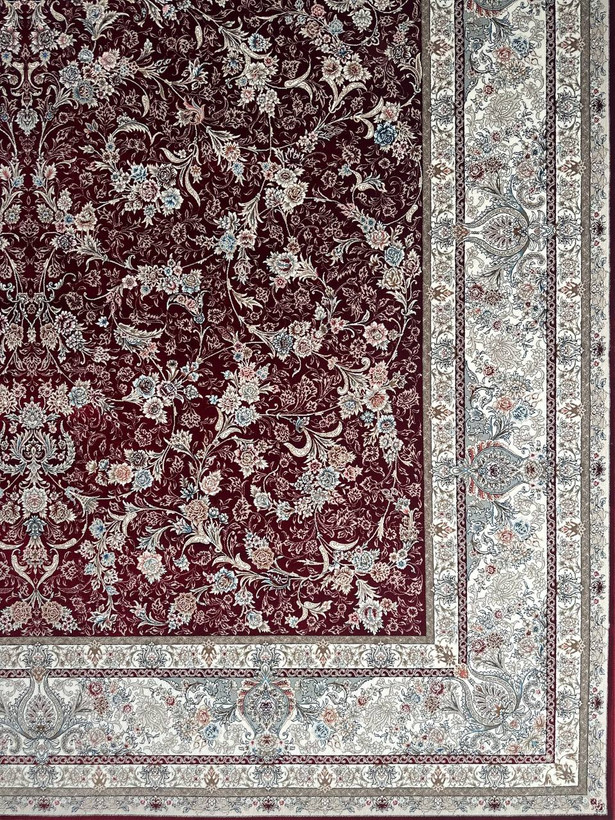 تصویر فرش اکریلیک 1200 شانه نقش بهار لاکی ایلیا نگین تهران