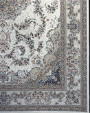 تصویر فرش اکریلیک 1200 شانه نقش دیبا کرم ایلیا نگین تهران