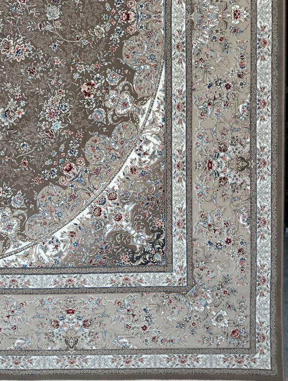 تصویر فرش اکریلیک 1200 شانه نقش گلستان کرملی ایلیا نگین تهران