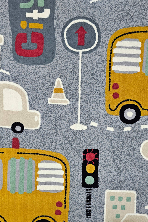 فرش ضدحساسیت کودک با رنگ سیلور مناسب اتاق بازی