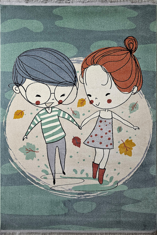 فرش اتاق کودک هیوا کاشان نقشه پویا کد 11