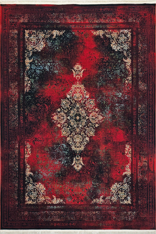 فرش 1200 شانه آرمانی کلکسیون فرح کد 1215 لاکی تراکم 3600