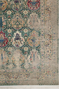 فرش نئوکلاسیک سلطان آبادی پتینه شده | فرش قالی کاشان | hermanghalin