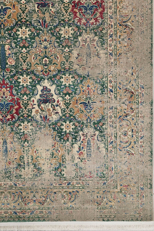 فرش نئوکلاسیک سلطان آبادی پتینه شده | فرش قالی کاشان | hermanghalin