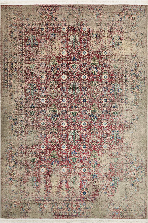 فرش 700 شانه هرمان قالین کاشان کد HV189 طرح پتینه ivlhk rhgdk ;hahk