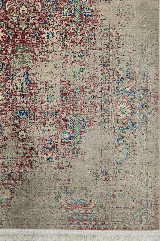 نمای کلی فرش پتینه هرمان قالین کاشان 700 شانه کد HV189 ivlhk rhgdk