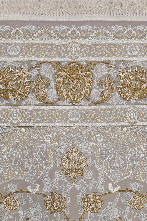 رنگهای زیبا و طرح سنتی فرش مهناز کرم