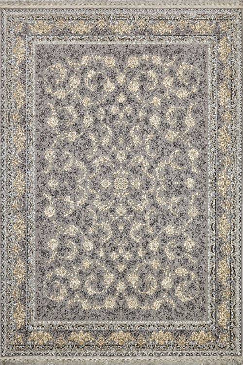 فرش نگین مشهد هلال کد 8104 نقرهای 1200 شانه