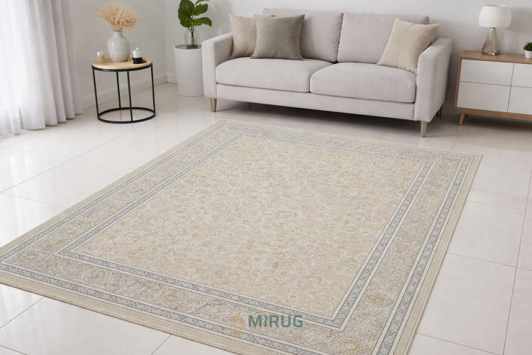 نمای کلی فرش ماشینی 1200 شانه در اتاق نشیمن