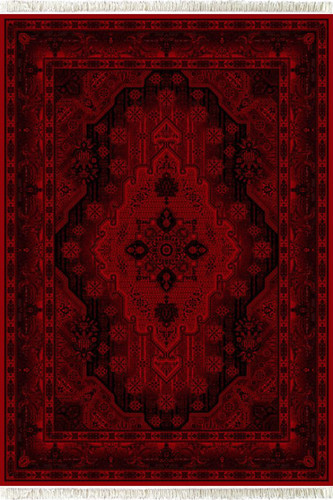 فرش 700 شانه جم کاشان نقشه آتنا لاکی ۱۰۰٪ اکریلیک تراکم ۲۵۵۰ ضخیم – طرح زیبا و جذاب