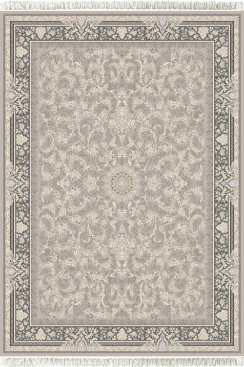 فرش 700 شانه جم کاشان نقشه سارگل فیلی 100٪ اکریلیک تراکم 2550 ضخیم – طرح زیبا با رنگ فیلی