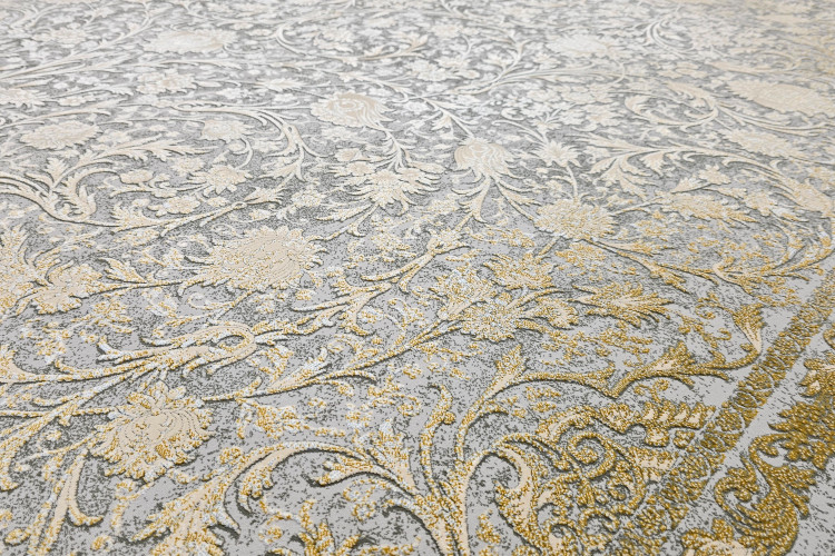 «farsh 1200 shane azima Ronika Silver acrylic carpet»